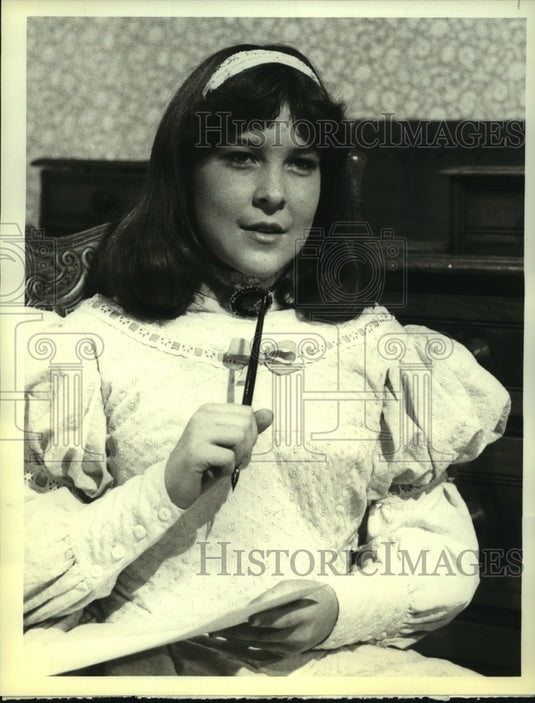 1980 Press Photo Suzy Gilstrap, Actress in Dearest Albert, I'll Miss You on NBC - Historic Images