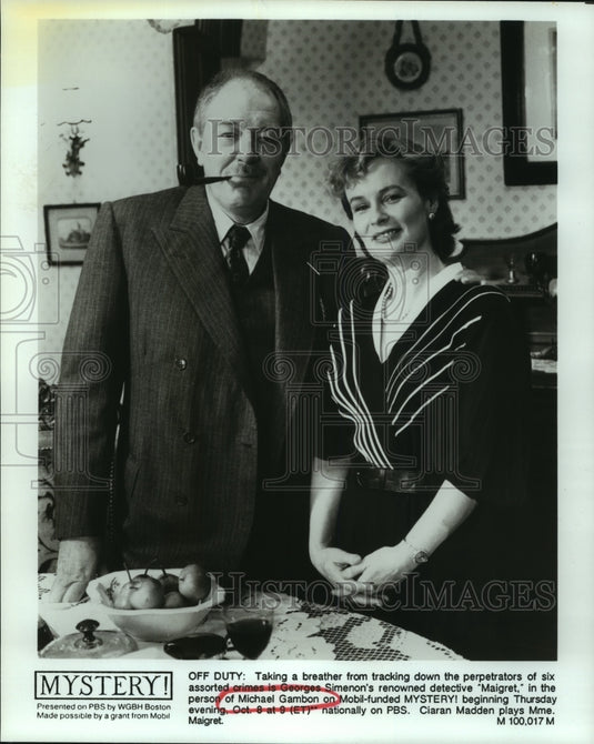 1992 Michael Gambon & Ciaran Madden, "Mystery!" - Historic Images