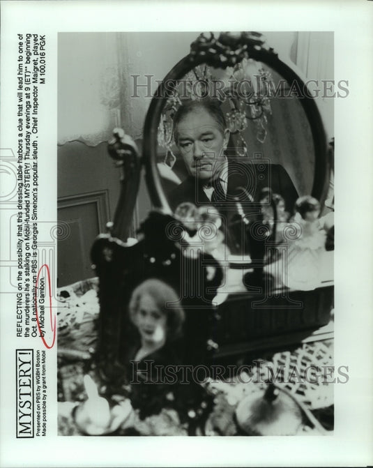 1992 Press Photo Michael Gambon, "Mystery!" - nop31253 - Historic Images