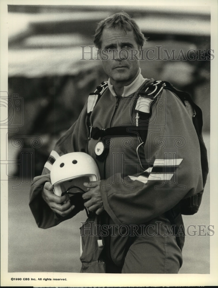 1990 Actor Gil Gerard of E.A.R.T.H. Force on CBS Television - Historic Images