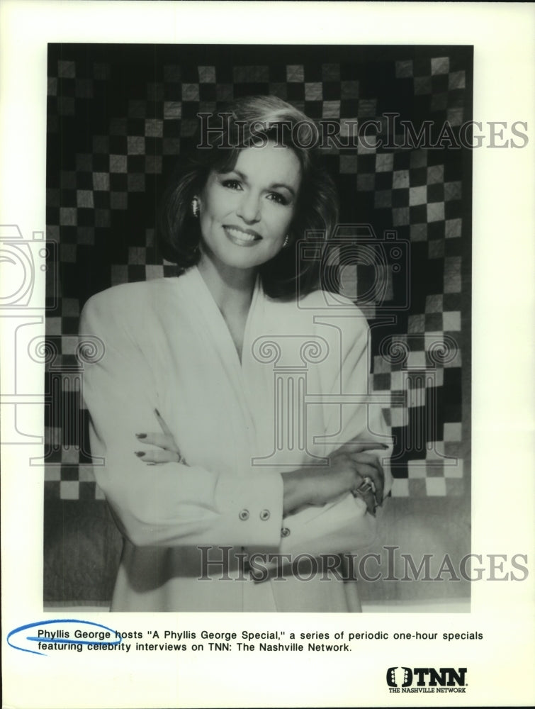 Phyllis George hosts &quot;A Phyllis George Special,&quot; on TNN - Historic Images