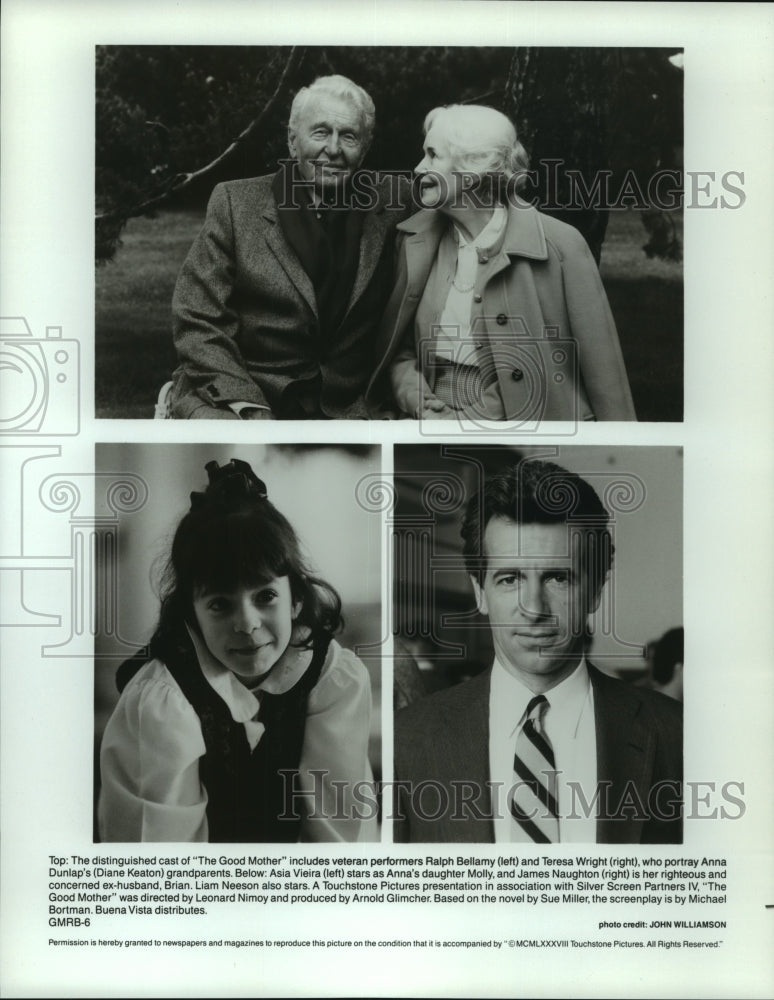 1989 Actors Ralph Bellamy, Teresa Wright, Others in The Good Mother - Historic Images