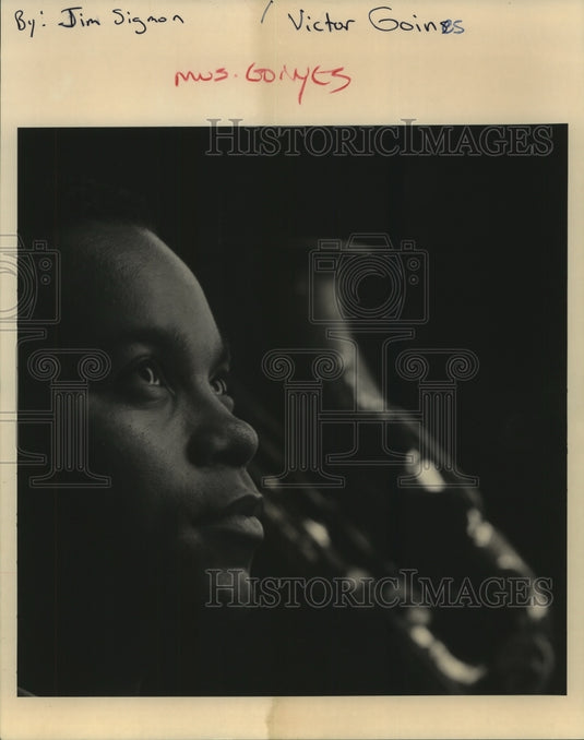 1991 Press Photo Clarinetist, Saxophonist Victor Goines - nop31545 - Historic Images