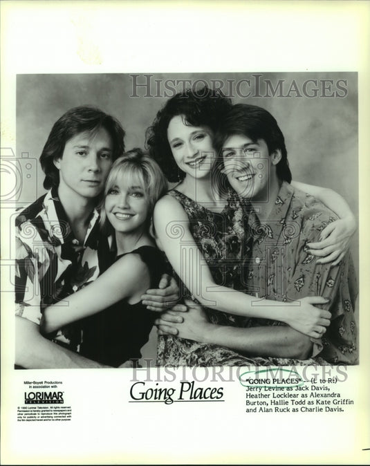 1990 Press Photo Cast Members of "Going Places" - nop31560 - Historic Images