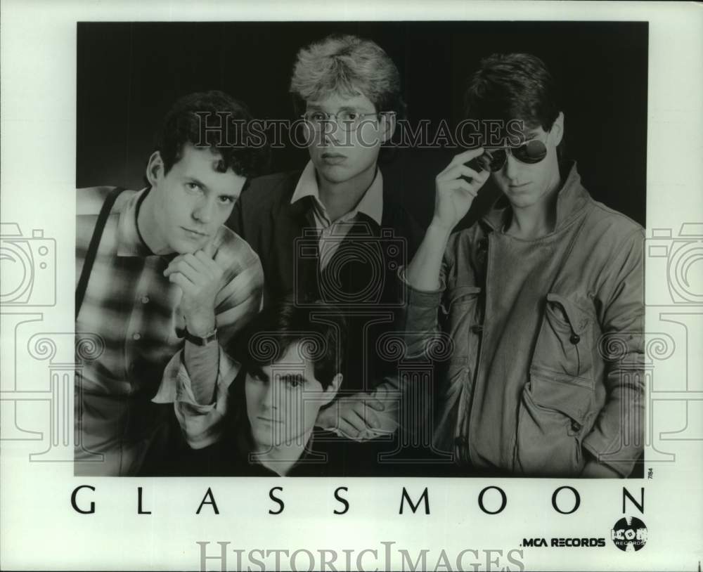 1984 Press Photo Glass Moon, Rock Band Members - nop31758-Historic Images