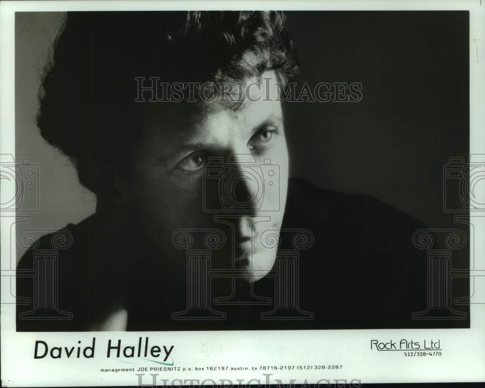 Davis Halley Press Photo David Halley, Rock Arts Ltd. recording artists - nop31898 ...