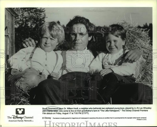 1990 Press Photo Cast of Disney's "The Little Kidnappers" - nop32007-Historic Images
