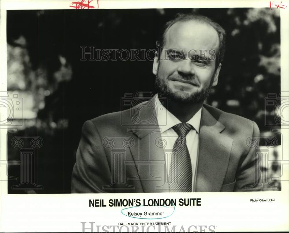 1987 Press Photo Kelsey Grammer in Neil Simon&#39;s &quot;London Suite.&quot; - nop32079-Historic Images