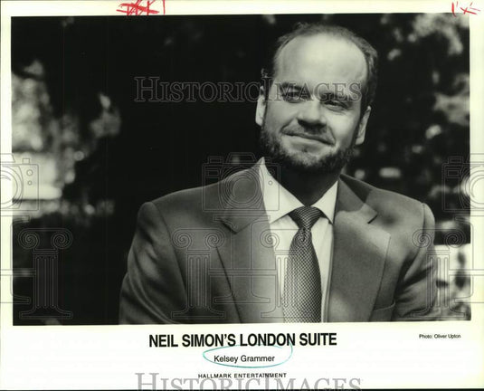 1987 Press Photo Kelsey Grammer in Neil Simon's "London Suite." - nop32079-Historic Images