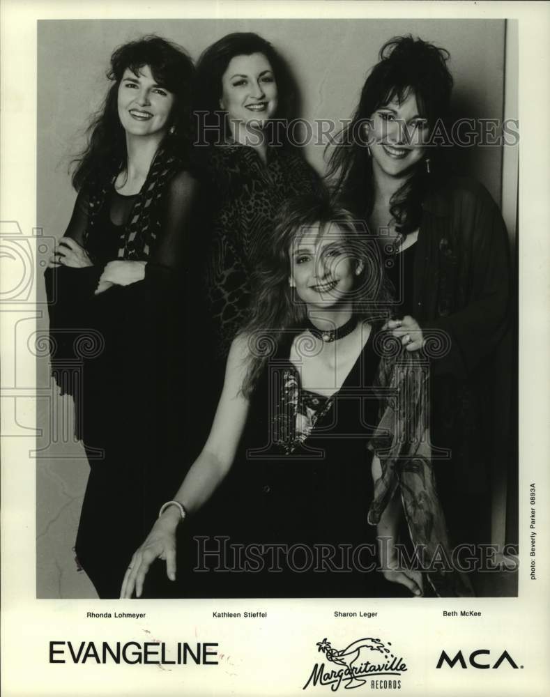 1994 Press Photo Evangeline musical band members - nop32260-Historic Images