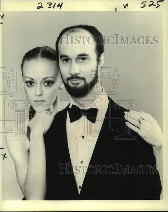 1981 Press Photo Karen Hebert & David Goldstein in The Ballerina & the Baritone-Historic Images