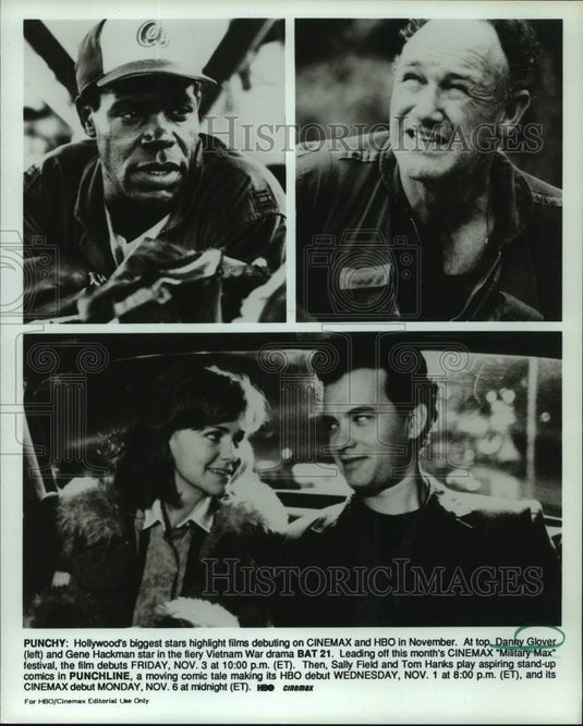 1990 Press Photo "BAT 21" & "Punchline" featured movies on Cinemax - nop32417-Historic Images