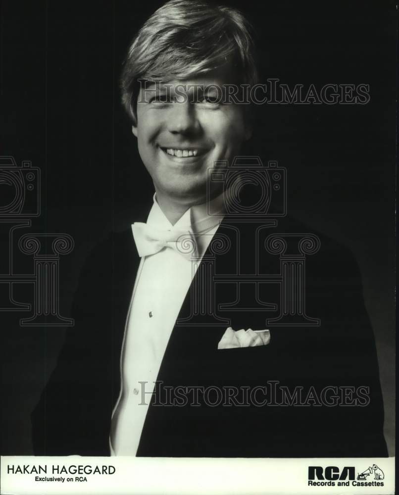 1984 Press Photo Baritone Singer Hakan Hagegard - nop32907-Historic Images