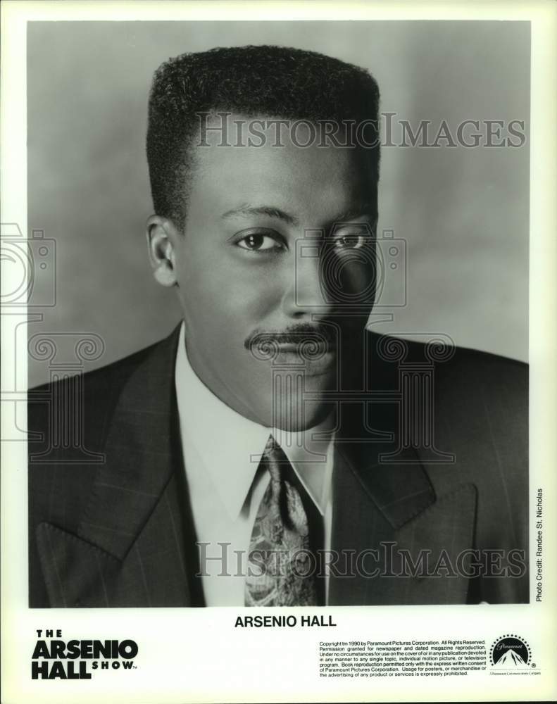 1991 Press Photo Arsenio Hall, TV Host - nop33072-Historic Images