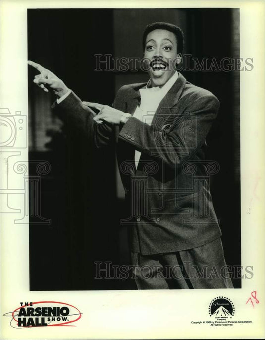 1989 Arsenio Hall, Host of The Arsenio Hall Show - Historic Images