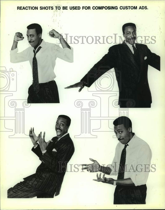 1989 Press Photo Arsenio Hall, Host of The Arsenio Hall Show - nop33081-Historic Images