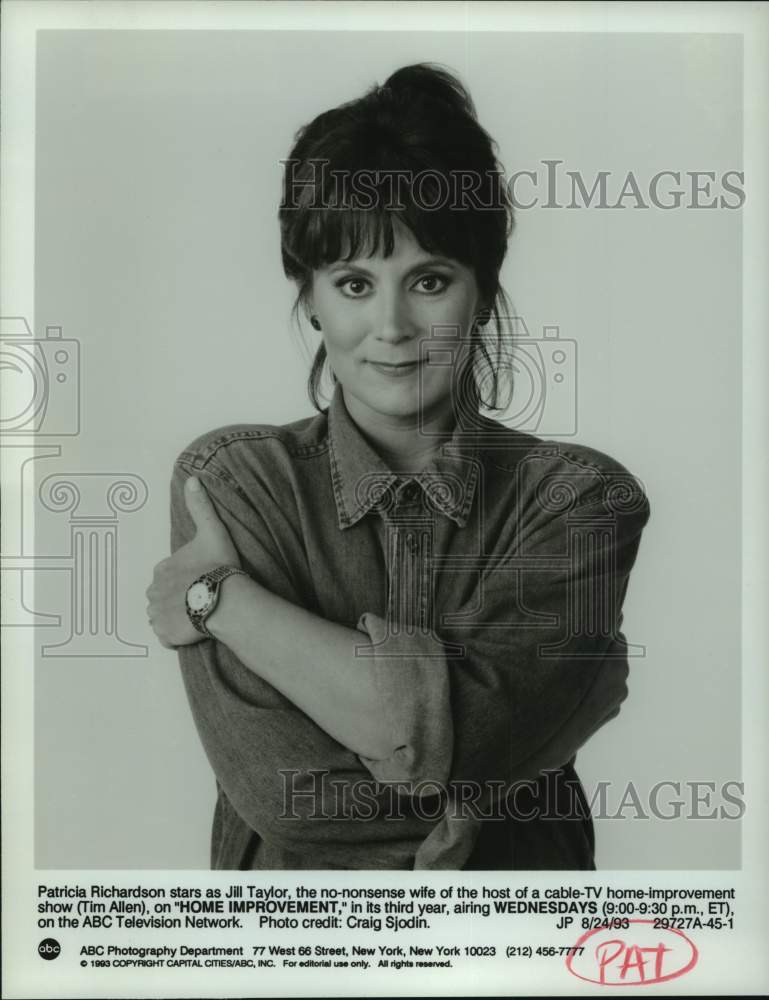 1993 Press Photo Patricia Richardson stars as Jill Taylor in "Home Improvement"-Historic Images