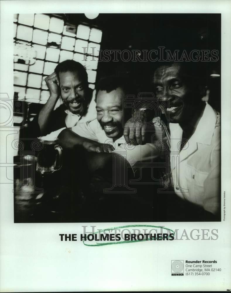 1980 Press Photo The Holmes Brothers, Rounder Recording Artist - nop33131-Historic Images