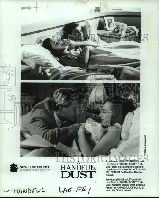 1988 Press Photo Scenes from "A Handful of Dust" - nop33137-Historic Images