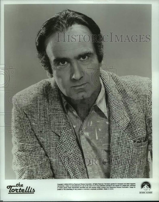 1986 Press Photo Actor Dan Hedaya as Nick Tortelli in "The Tortellis" on TV-Historic Images