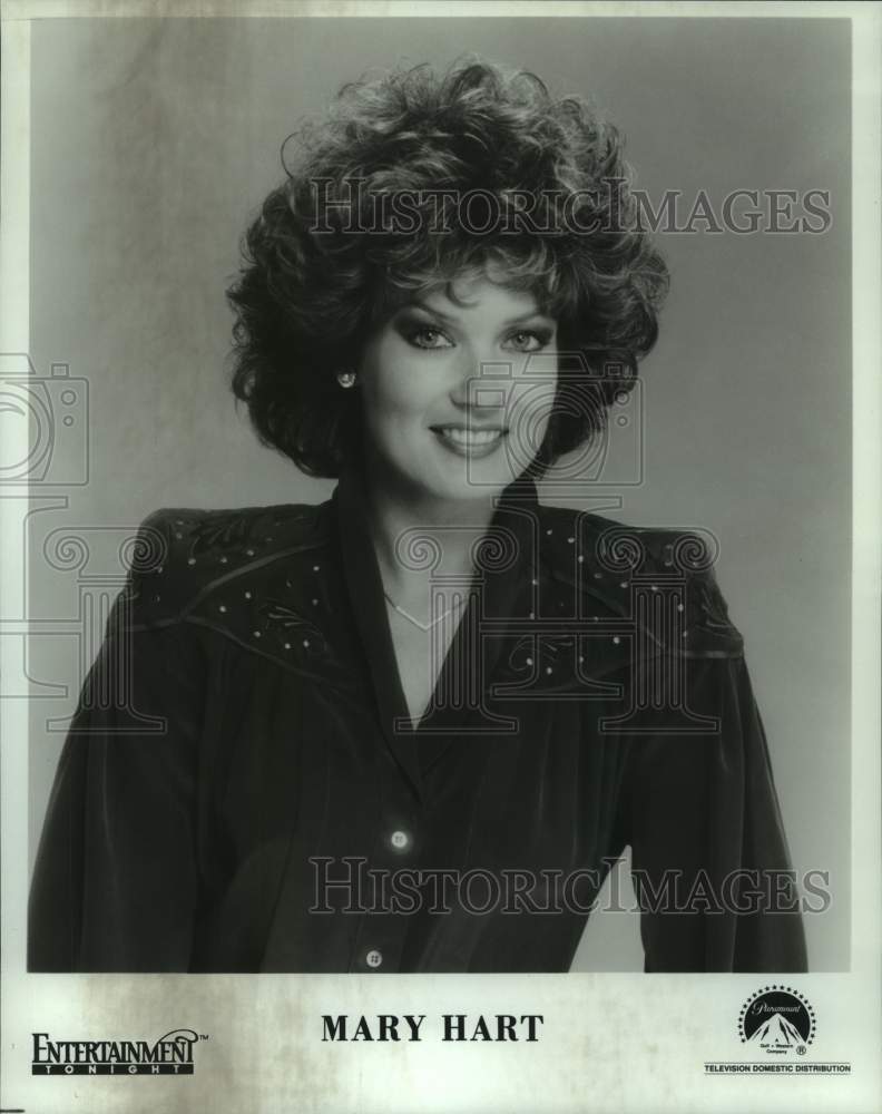 1984 Press Photo Television Personality Mary Hart - nop33392-Historic Images