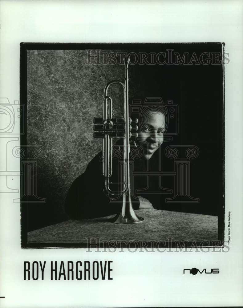 1993 Press Photo Roy Hargrove, American jazz trumpeter - nop33519-Historic Images