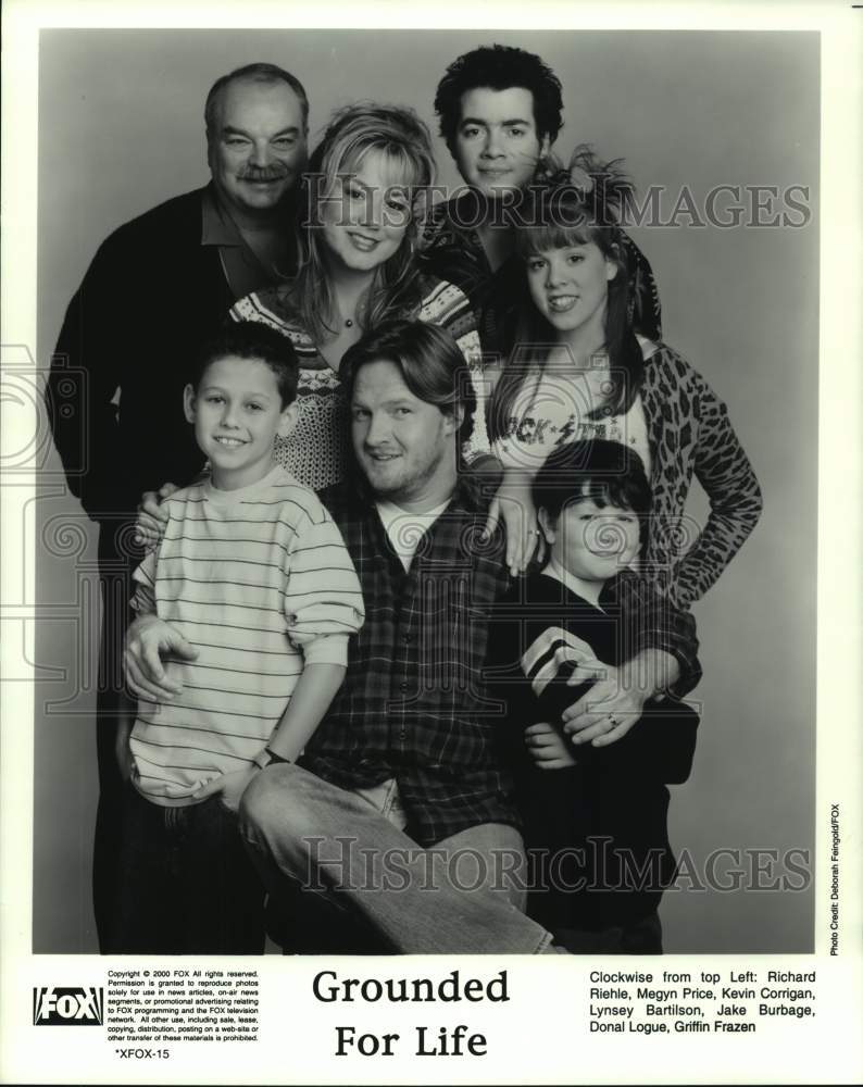 2000 Press Photo "Grounded For Life" ensemble cast of actors - nop33633-Historic Images