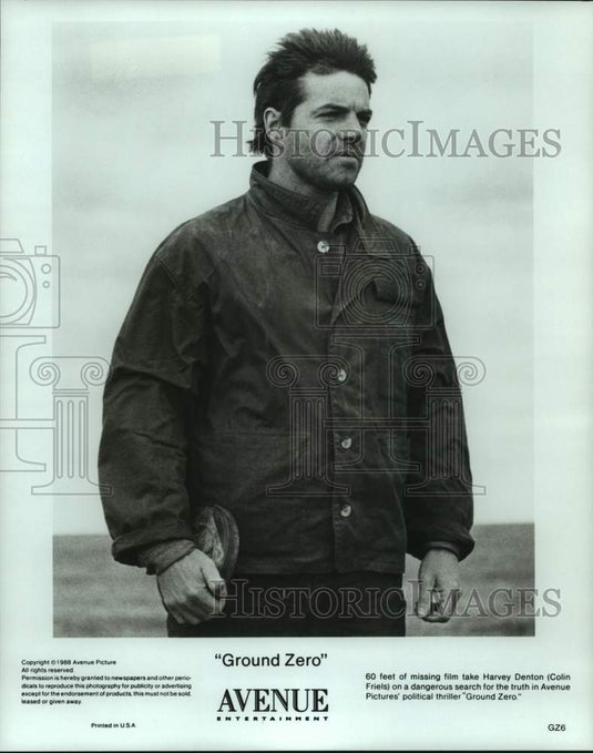 1988 Press Photo Actor Colin Friels in "Ground Zero" movie - nop33639-Historic Images
