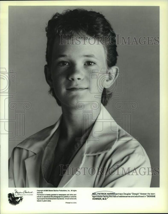 1989 Press Photo Neil Patrick Harris starring in "Doogie Howser, M.D."-Historic Images