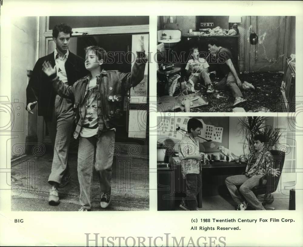 1988 Press Photo Tom Hanks stars in &quot;BIG&quot; - nop34146-Historic Images