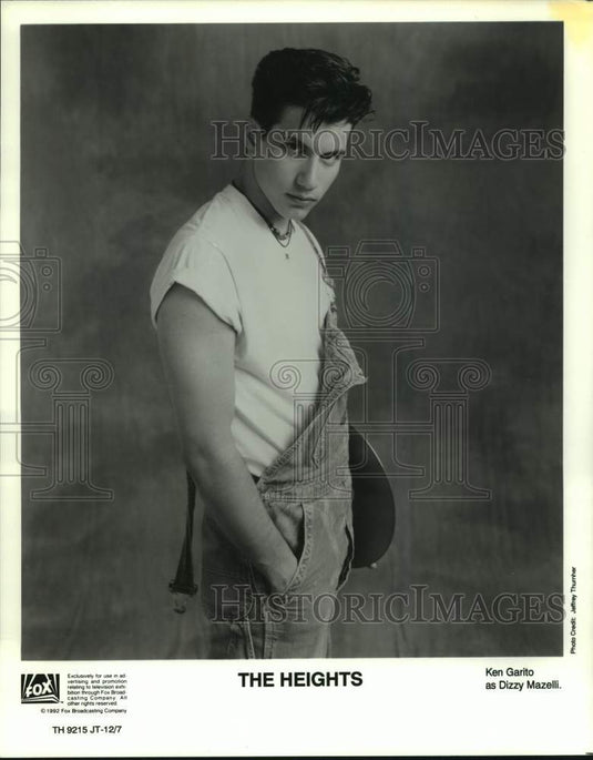 1992 Press Photo Ken Garito as Dizzy Maselli, "The Heights" - nop34575-Historic Images