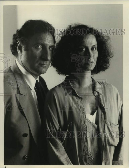 1990 Press Photo Judd Hirsch & Veronica Hamel, "She Said No" - nop35113-Historic Images