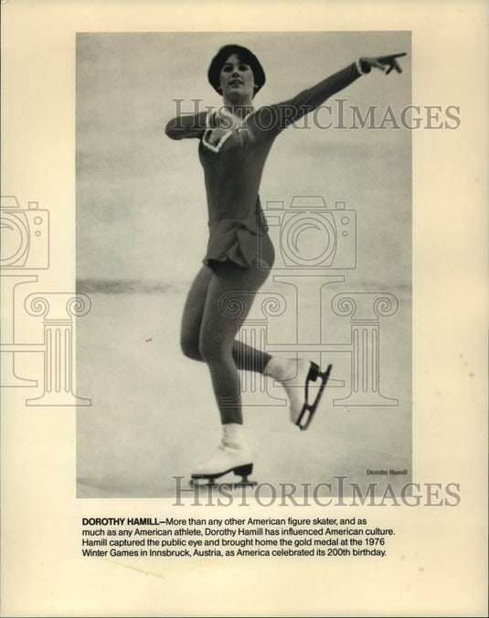 1991 Press Photo Dorothy Hamill who brought home gold medal from 1976 Olympics.-Historic Images