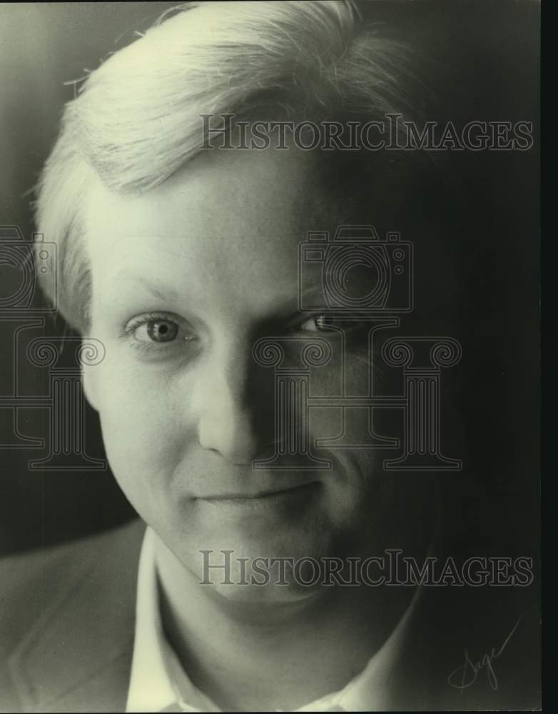 1987 Press Photo Joseph Harris, tenor soloist for New Orleans Symphony &amp; Chorus.-Historic Images