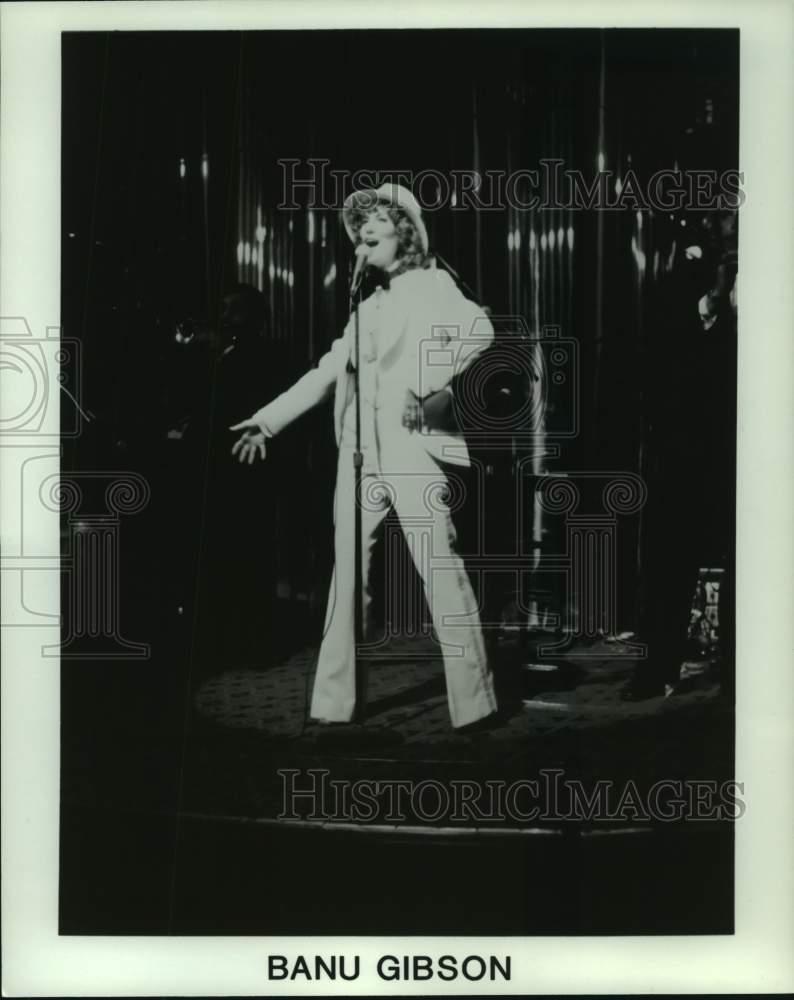 1983 Press Photo Singer Banu Gibson - nop35277-Historic Images