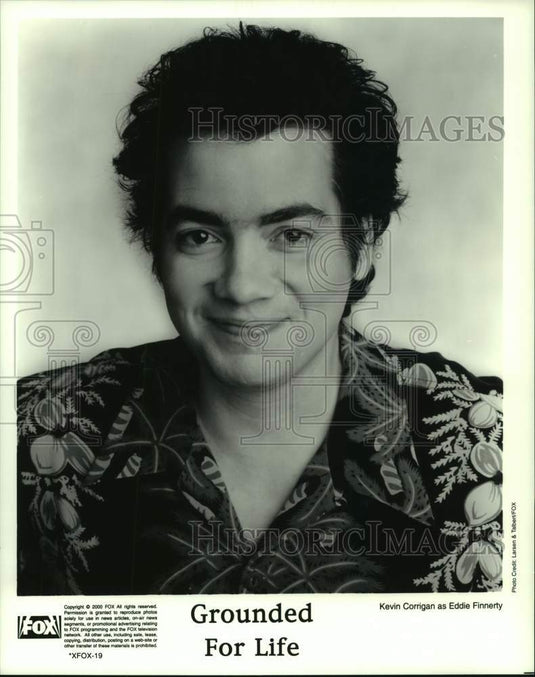2000 Press Photo Actor Kevin Corrigan as Eddie Finnerty in "Grounded For Life"-Historic Images