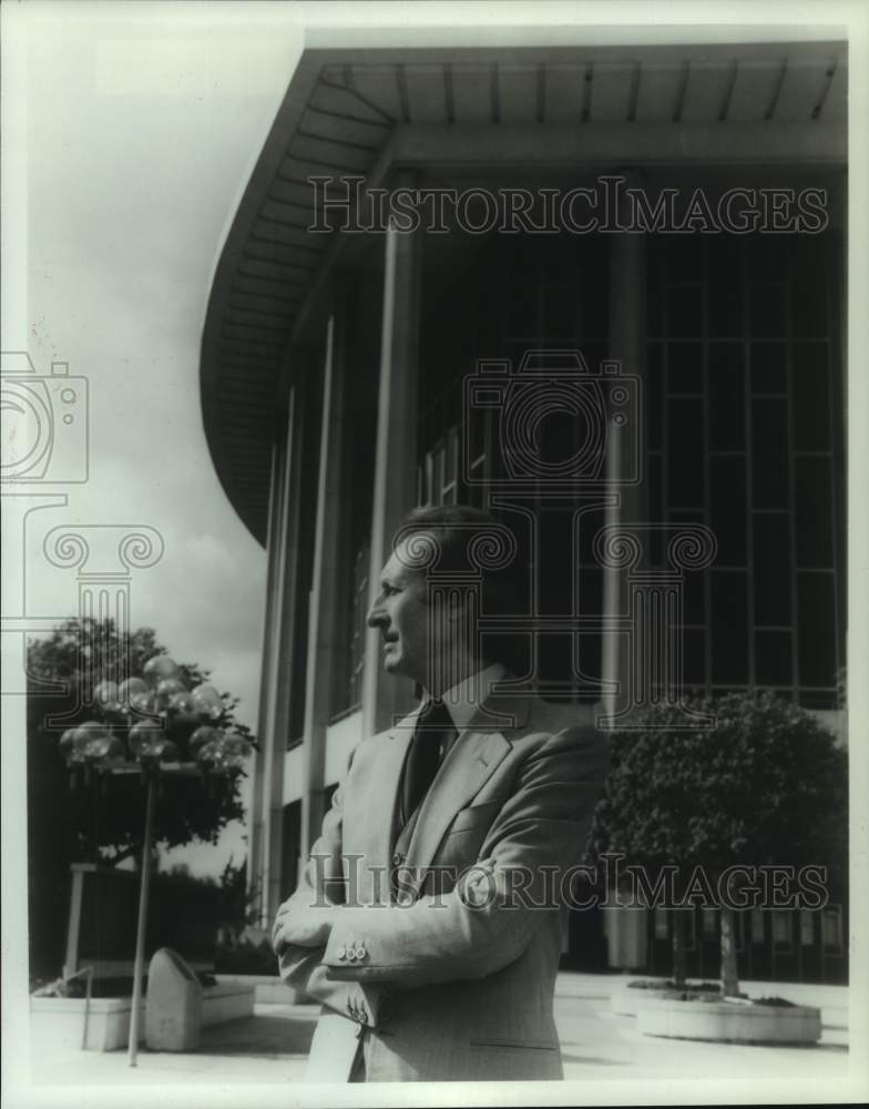 1983 Press Photo Maestro Carlo Maria Giulini of the Los Angeles Philharmonic-Historic Images