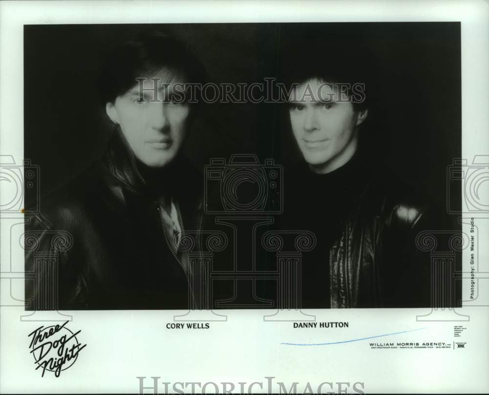 Press Photo Cory Wells, Danny Hutton in band Three Dog Night - nop35814-Historic Images