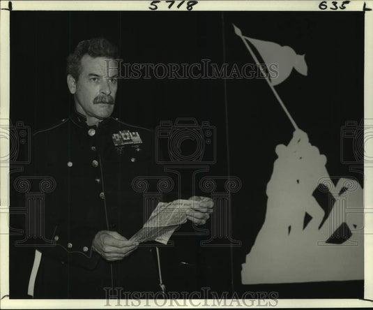 Press Photo Bill Holliday, New Orleans Actor in "Made in America" performance-Historic Images