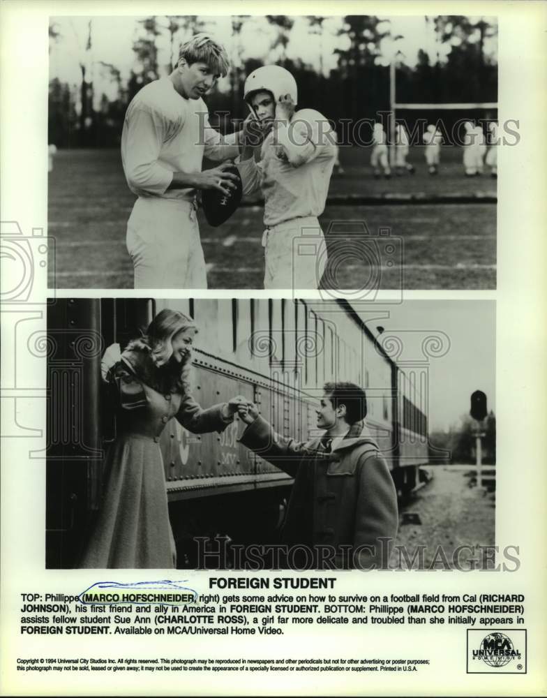 1994 Press Photo Scene from the MCA/Universal Movie "Foreign Student"-Historic Images