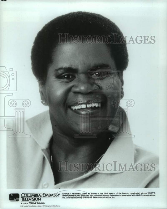 1987 Press Photo Shirley Hemphill stars in "What's Happening Now!!" - nop37144-Historic Images