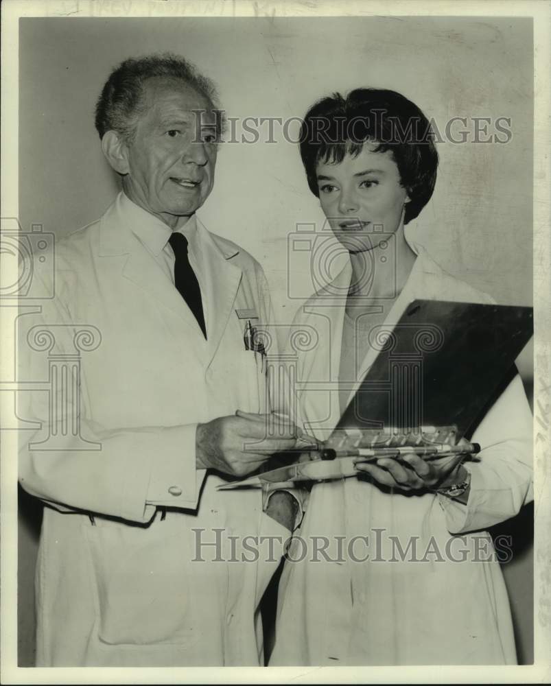1961 Sam Jaffe & Bettye Ackerman, "Ben Casey"-Historic Images
