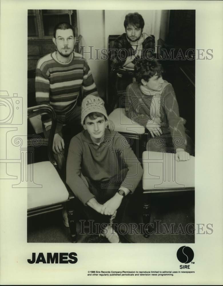 1986 James, Musical Group - Historic Images