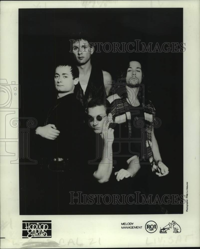 1981 Press Photo Four members of the band Hoodoo Gurus - nop37976 - Historic Images