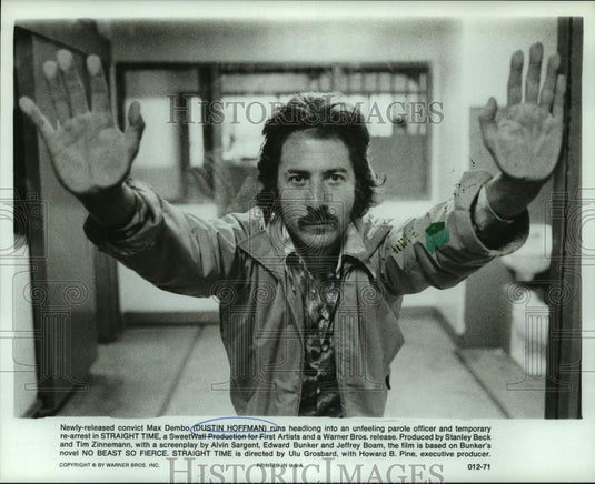 1989 Press Photo Dustin Hoffman in scene from "Straight Time" movie - nop38514-Historic Images