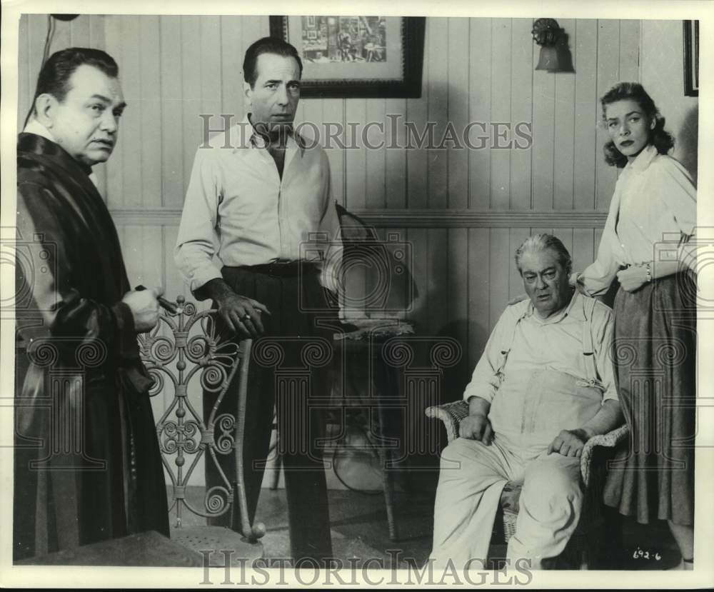 1988 Press Photo Four members of the cast of &quot;Key Largo&quot; movie - nop38815-Historic Images