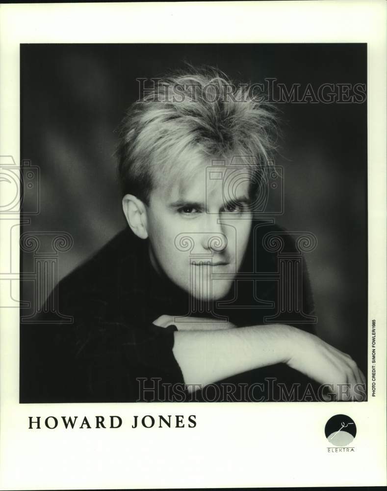 1985 Press Photo Howard Jones, Singer in closeup - nop39422-Historic Images