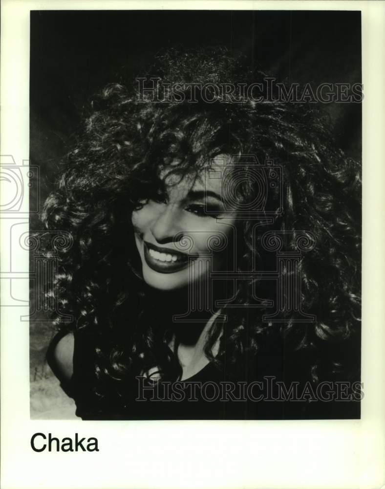 1983 Press Photo Chaka, Singer - nop39656-Historic Images