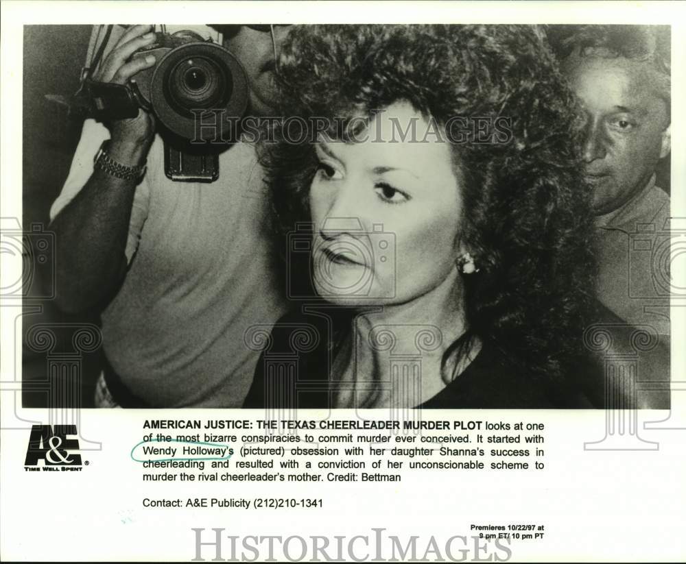 1997 Press Photo Wendy Holloway featured on &quot;The Texas Cheerleader Murder Plot&quot;-Historic Images