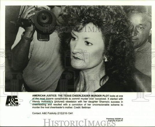 1997 Press Photo Wendy Holloway featured on "The Texas Cheerleader Murder Plot"-Historic Images